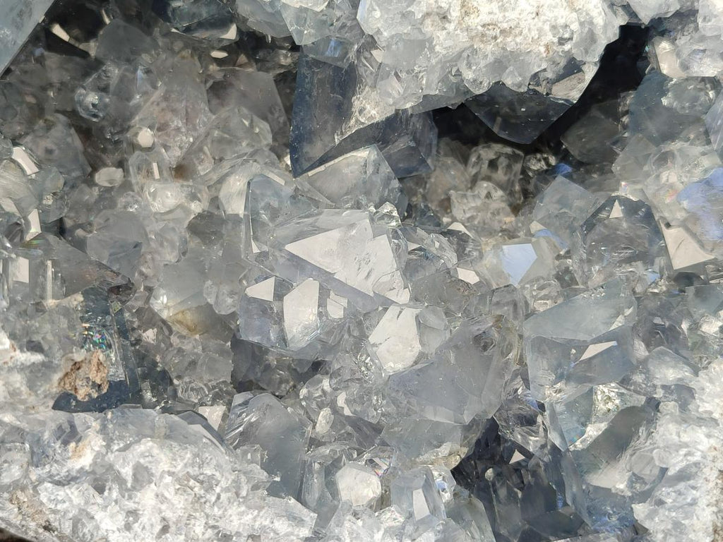 Natural XL Blue Celestite Geode Specimen x 1 From Sakoany, Madagascar