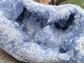 Natural XL Blue Celestite Geode Specimen x 1 From Sakoany, Madagascar