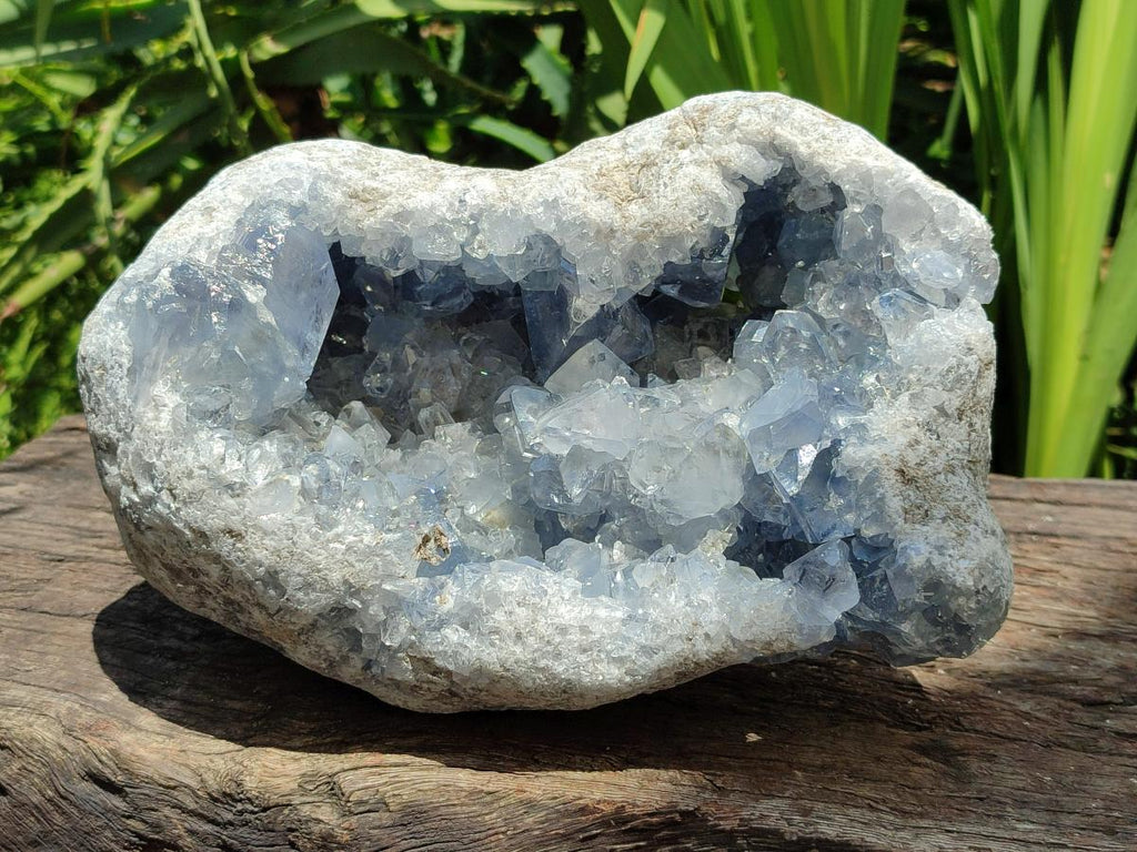 Natural XL Blue Celestite Geode Specimen x 1 From Sakoany, Madagascar