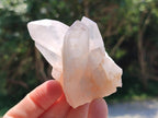 Natural Clear Quartz Clusters x 12 From Madagascar