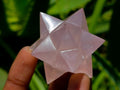 Hand Made Rose Quartz Merkabah's x 3 From Madagascar - Toprock Gemstones and Minerals 
