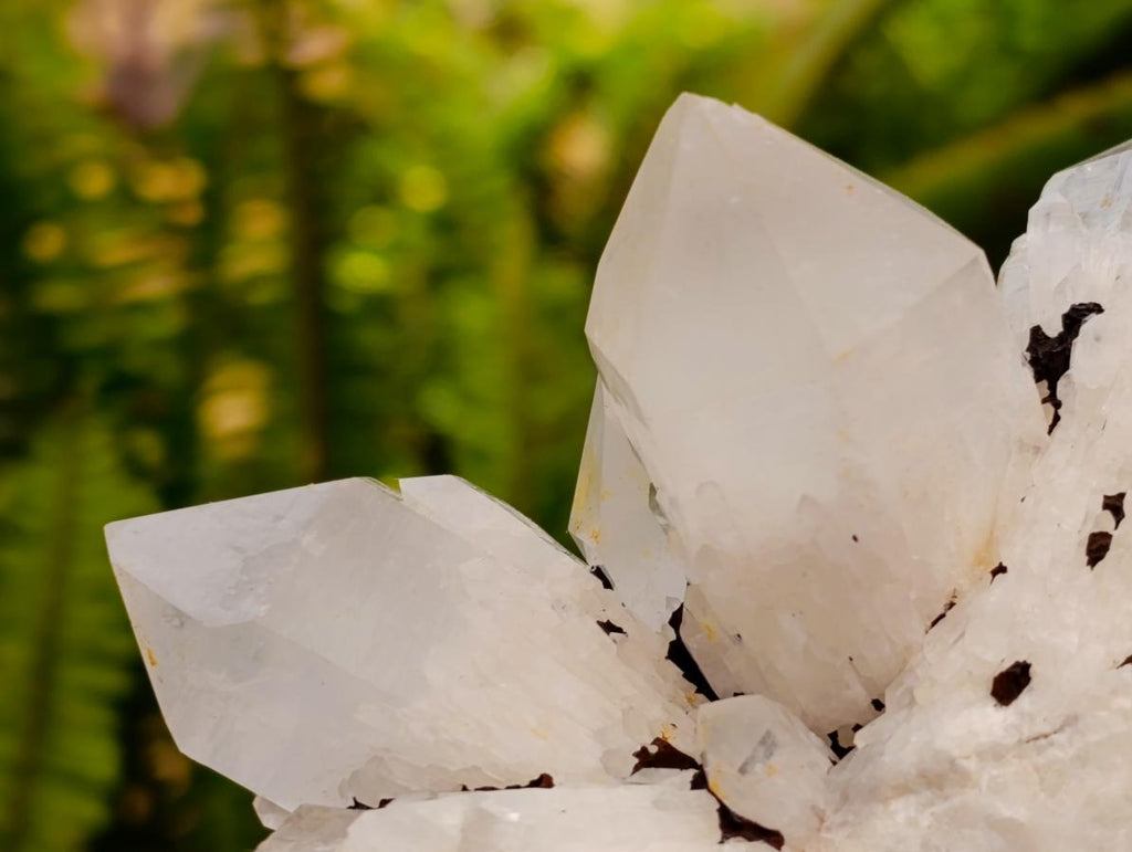 Natural Clear Cascading Quartz Crystal Clusters x 6 From Madagascar