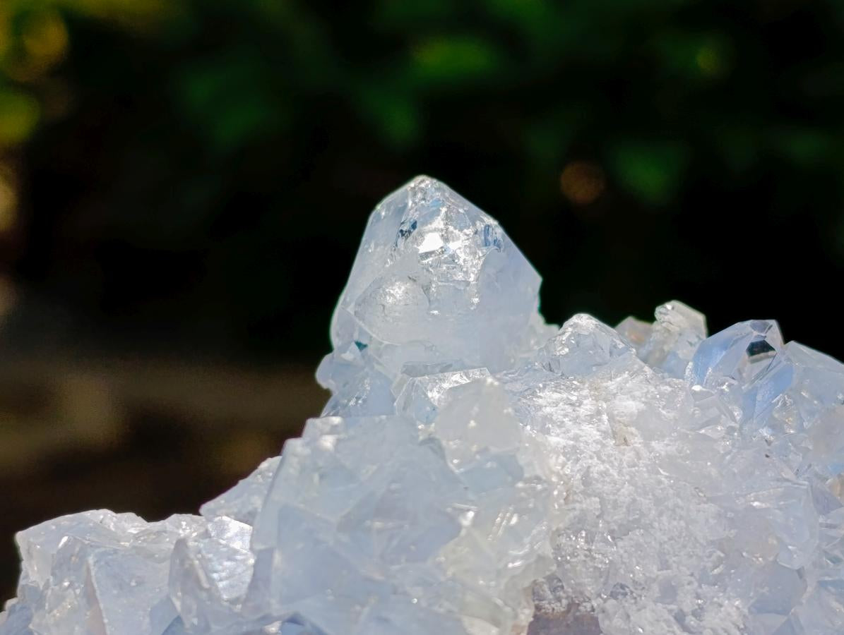 Natural Blue Celestite Specimens x 6 From Sakoany, Madagascar