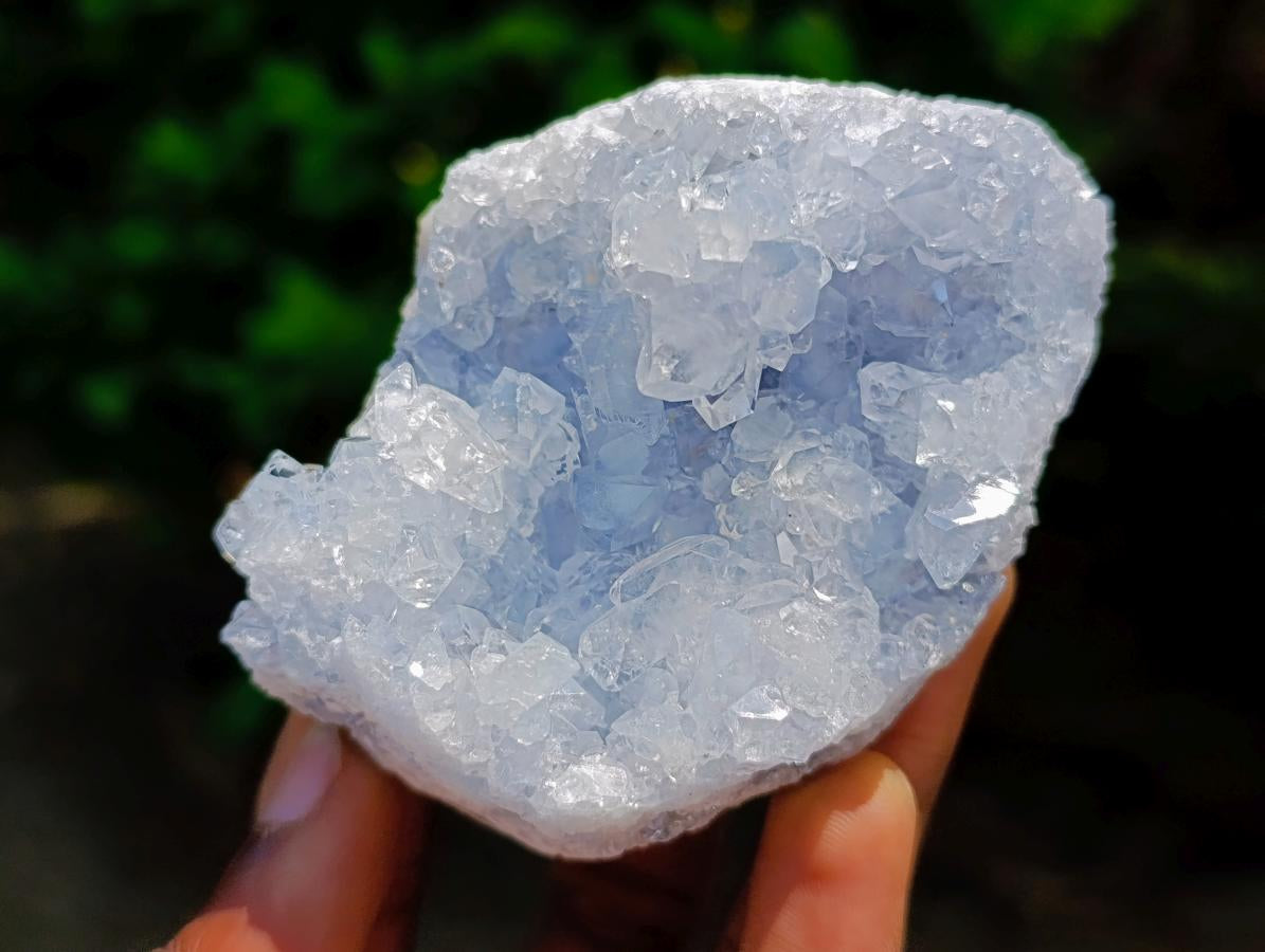 Natural Blue Celestite Specimens x 6 From Sakoany, Madagascar