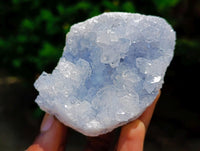Natural Blue Celestite Specimens x 6 From Sakoany, Madagascar
