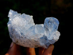 Natural Blue Celestite Specimens x 6 From Sakoany, Madagascar