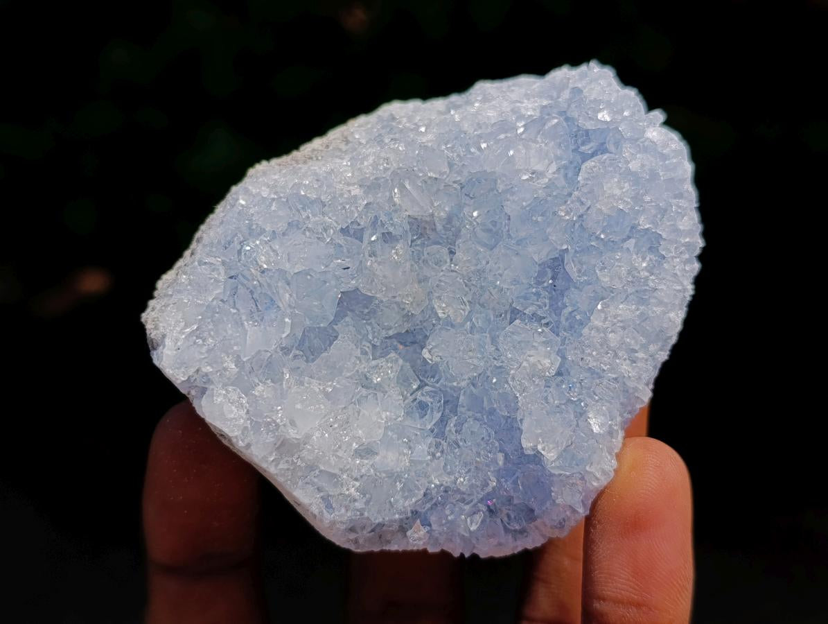 Natural Blue Celestite Specimens x 6 From Sakoany, Madagascar