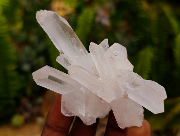 Natural Clear Cascading Quartz Crystal Clusters x 24 From Madagascar