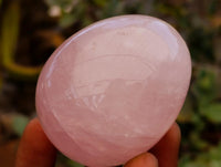Hand Made Rose Quartz Eggs x 6 From Madagascar