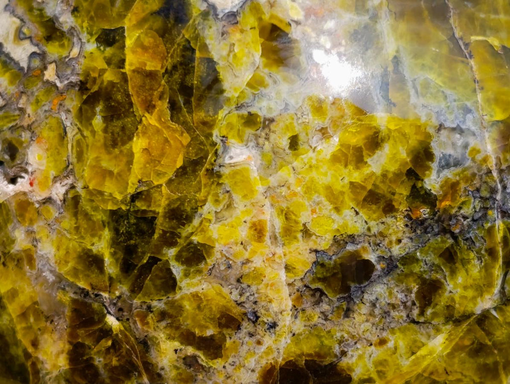 Polished Green Opal Sphere x 1 From Betroka, Madagascar