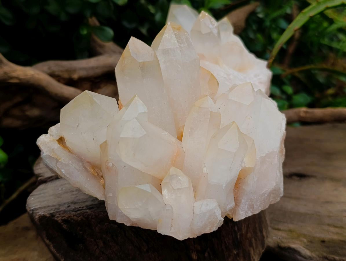 Natural Large Clear Quartz Cluster x 1 From Madagascar