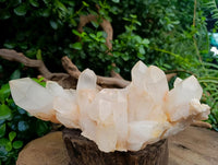 Natural Large Clear Quartz Cluster x 1 From Madagascar