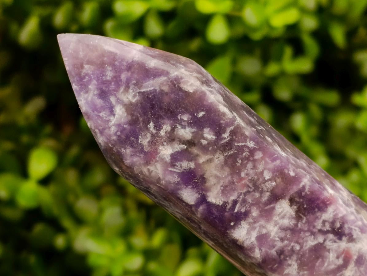 Polished Lepidolite Towers x 2 From Ambatondrazaka, Madagascar