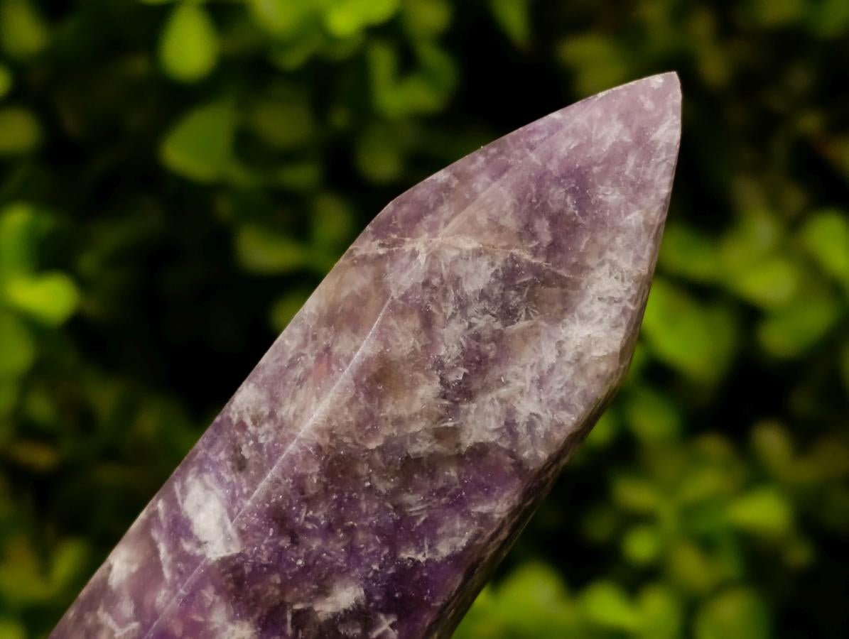 Polished Lepidolite Towers x 2 From Ambatondrazaka, Madagascar