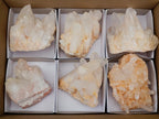 Natural Clear Quartz Clusters x 6 From Madagascar