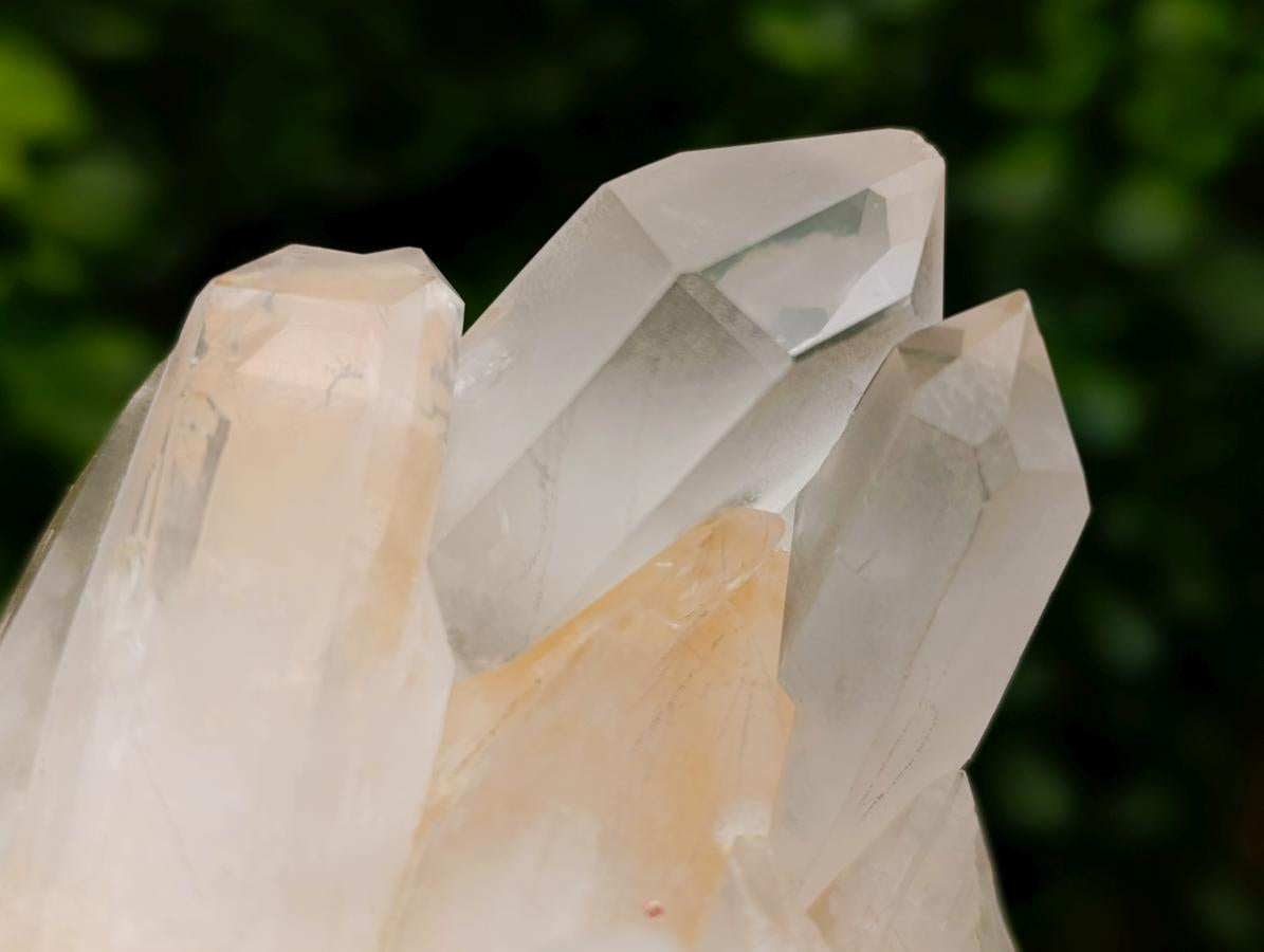 Natural Clear Quartz Clusters x 6 From Madagascar