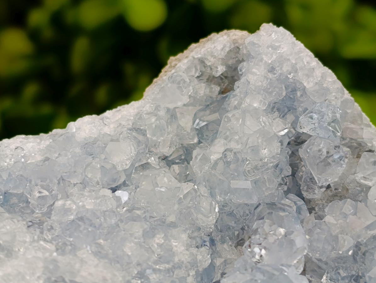 Natural Blue Celestite Specimens x 2 From Sakoany, Madagascar