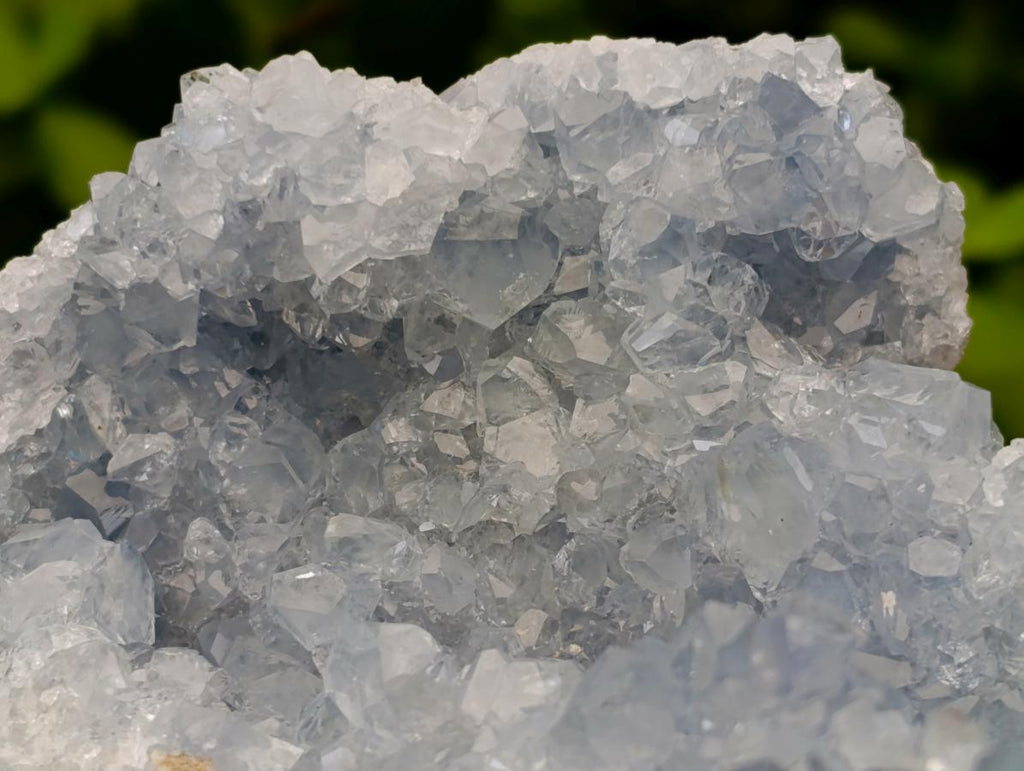 Natural Blue Celestite Specimens x 2 From Sakoany, Madagascar