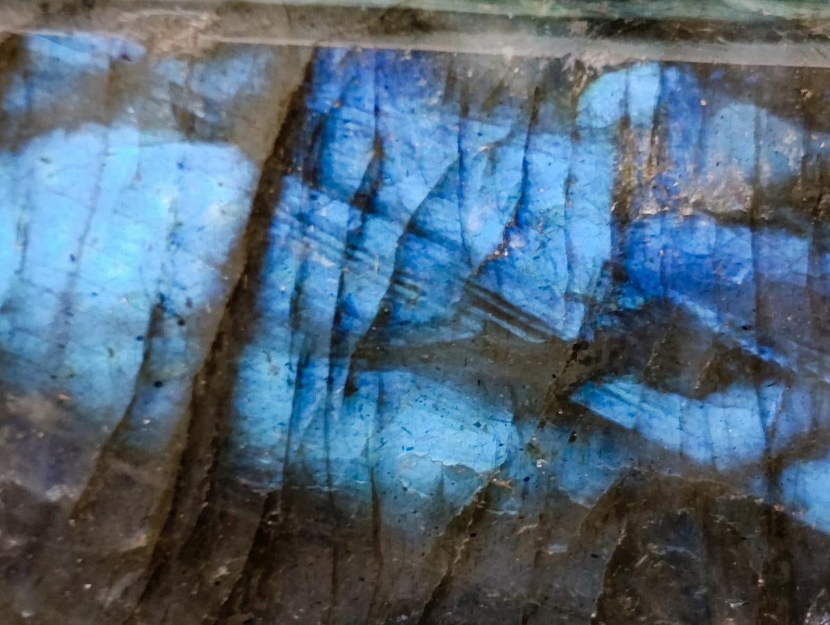 Polished Labradorite Crystals x 6 From Tulear, Madagascar