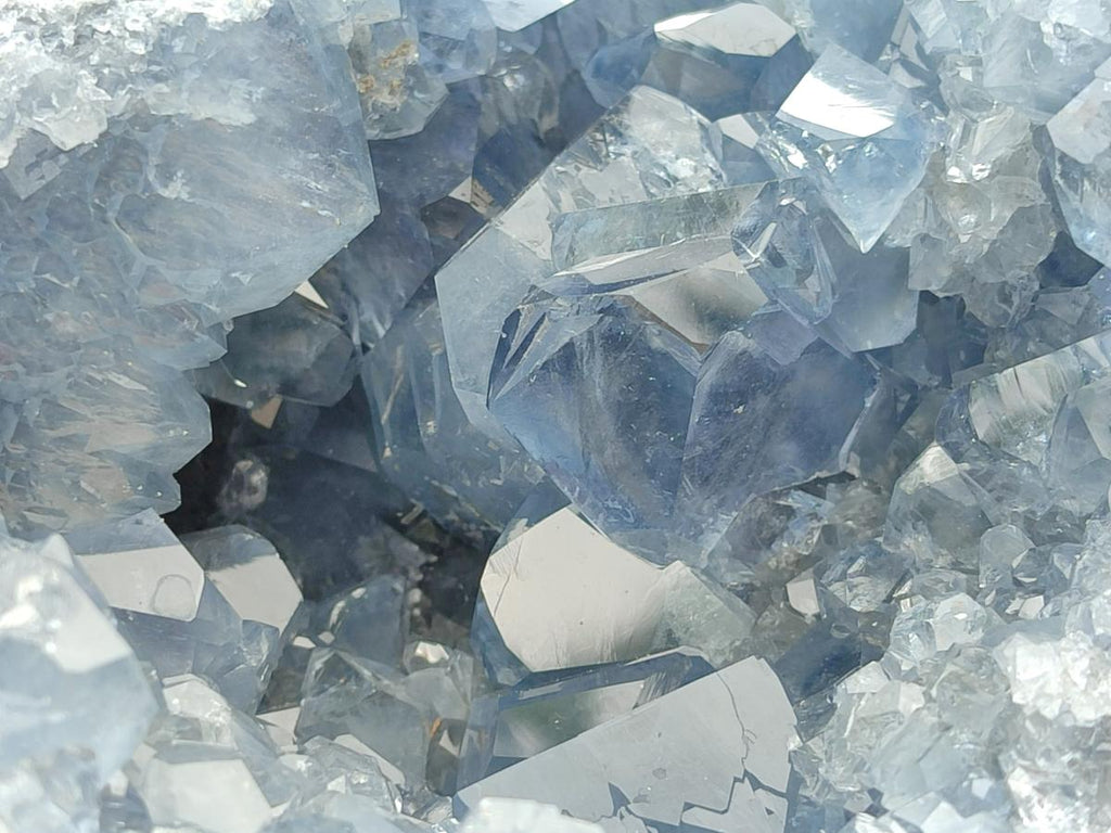 Natural Blue Celestite Geode Specimen x 1 From Sakoany, Madagascar