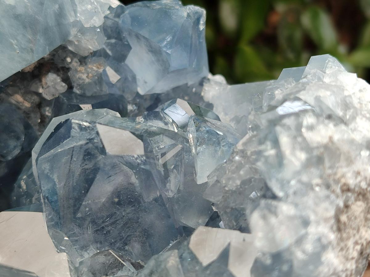 Natural Blue Celestite Geode Specimen x 1 From Sakoany, Madagascar