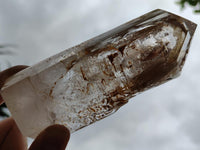 Polished Smokey Amethyst Window Crystals x 2 From Akansobe, Madagascar