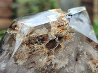 Polished Smokey Amethyst Window Crystals x 2 From Akansobe, Madagascar