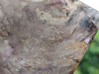 Polished Smokey Amethyst Window Crystals x 2 From Akansobe, Madagascar