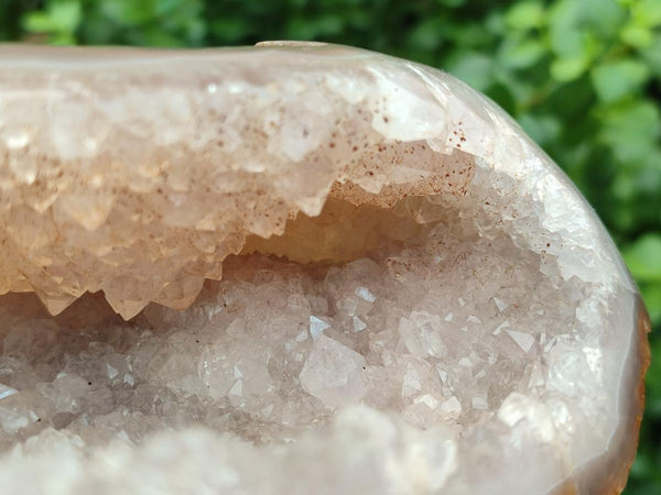 Polished Agates with Crystalline Geodes x 2 From Maintirano, Madagascar