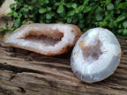 Polished Agates with Crystalline Geodes x 2 From Maintirano, Madagascar