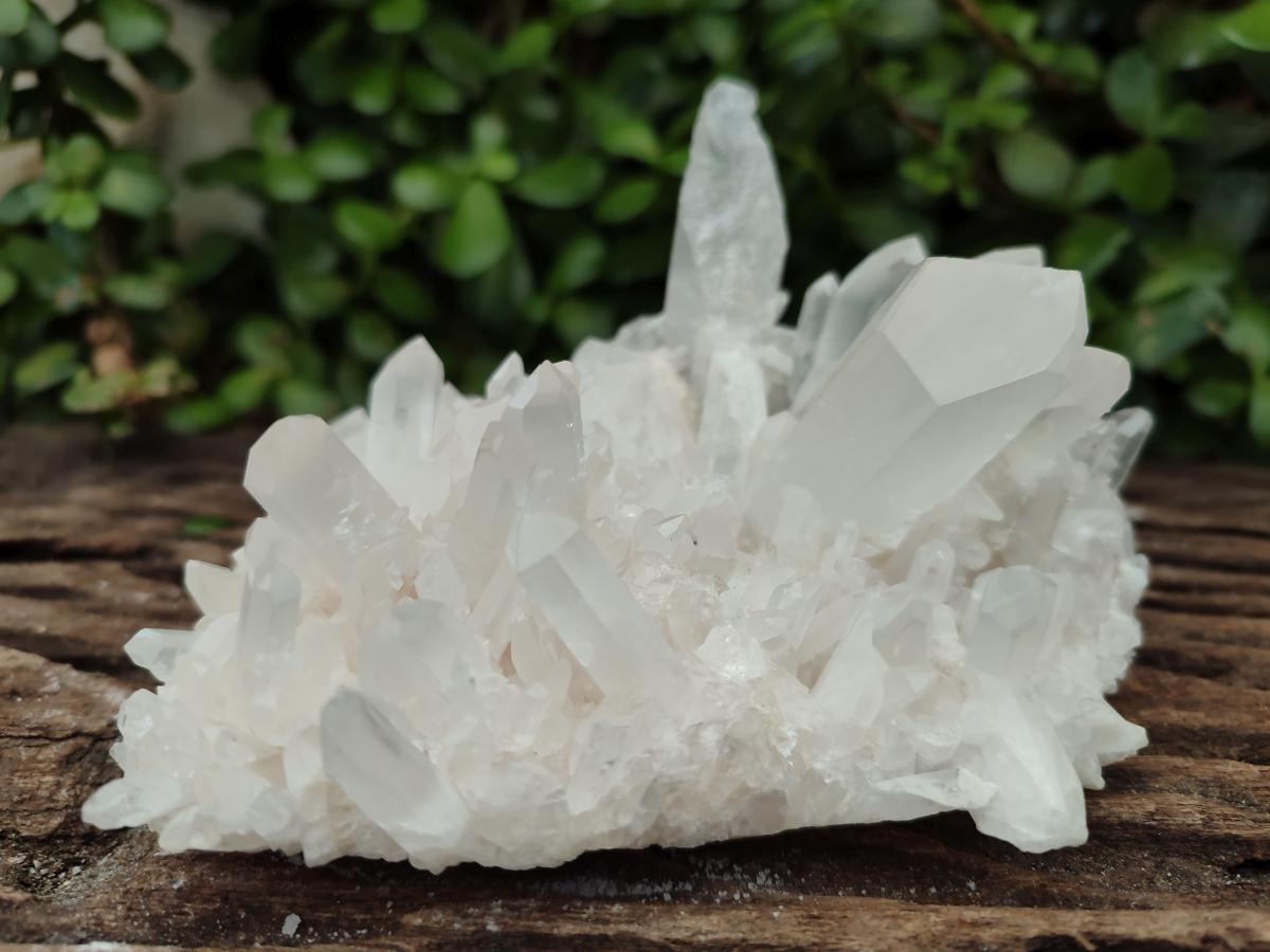 Natural Clear Quartz Clusters x 2 From Madagascar