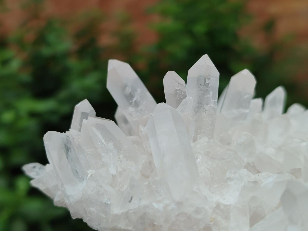 Natural Clear Quartz Clusters x 2 From Madagascar