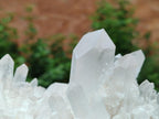 Natural Clear Quartz Clusters x 2 From Madagascar