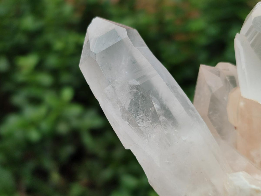 Natural Clear Quartz Clusters x 2 From Madagascar