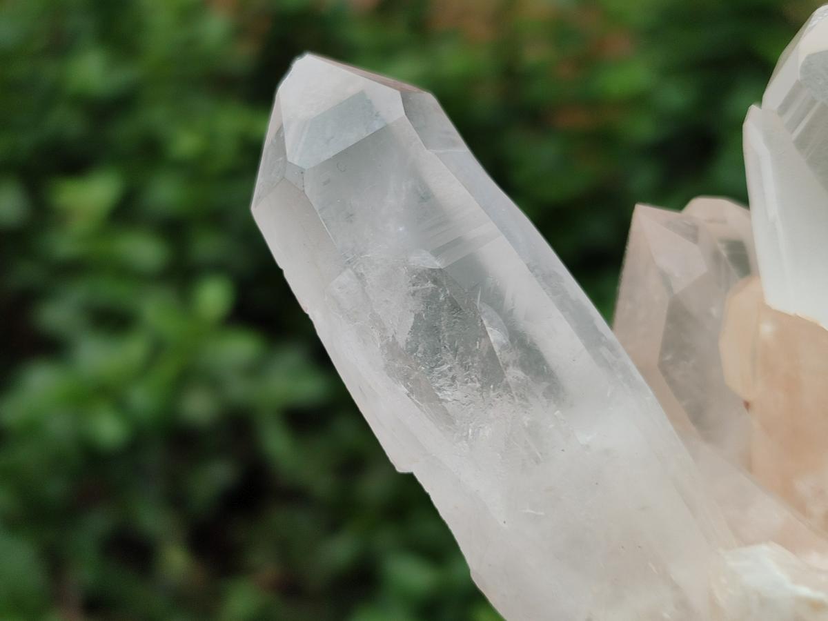Natural Clear Quartz Clusters x 2 From Madagascar