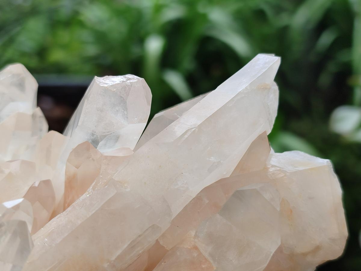 Natural Clear Quartz Clusters x 2 From Madagascar