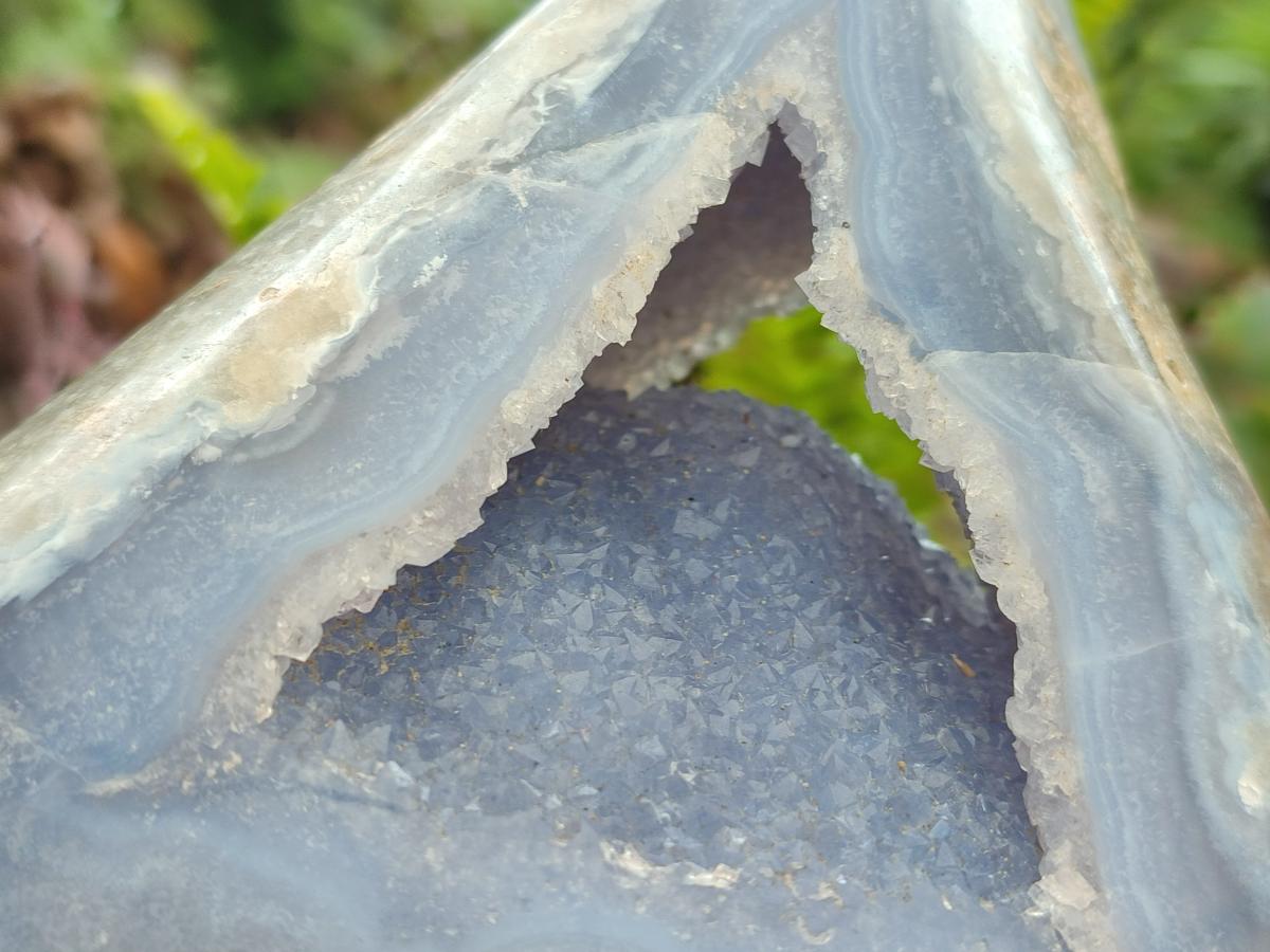 Polished XL Blue Lace Agate Free Form x 1 From Nsanje, Malawi