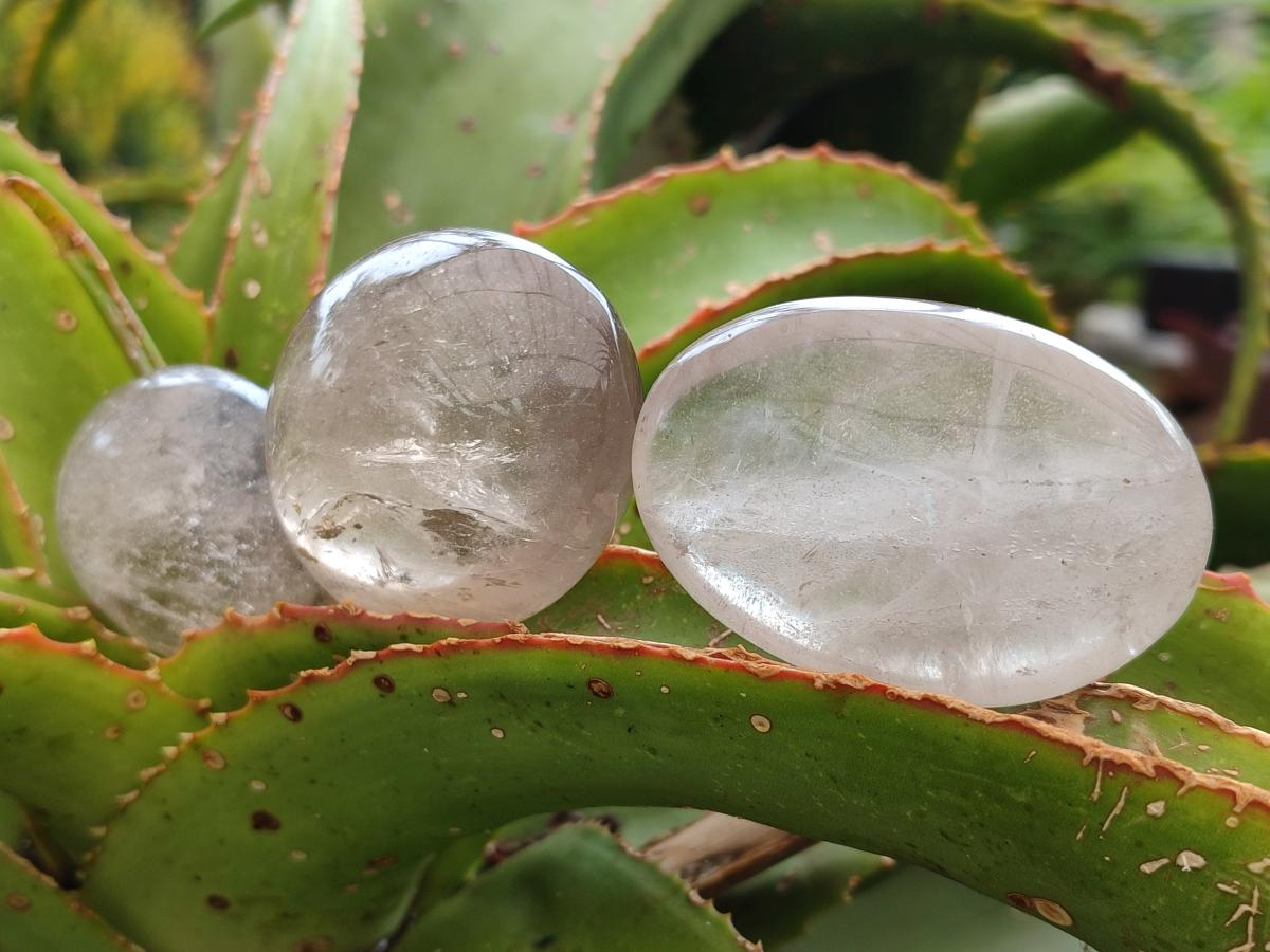Polished Clear Smokey Quartz Crystals x 12 From Madagascar