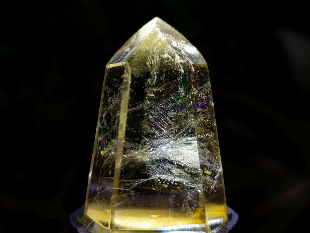 Polished Smokey Window Quartz Crystals x 12 From Madagascar