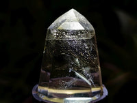 Polished Smokey Window Quartz Crystals x 12 From Madagascar