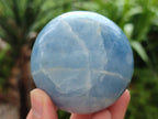 Polished Blue Calcite Spheres x 5 From Madagascar - Toprock Gemstones and Minerals 