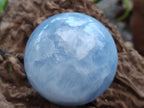 Polished Blue Calcite Spheres x 5 From Madagascar - Toprock Gemstones and Minerals 