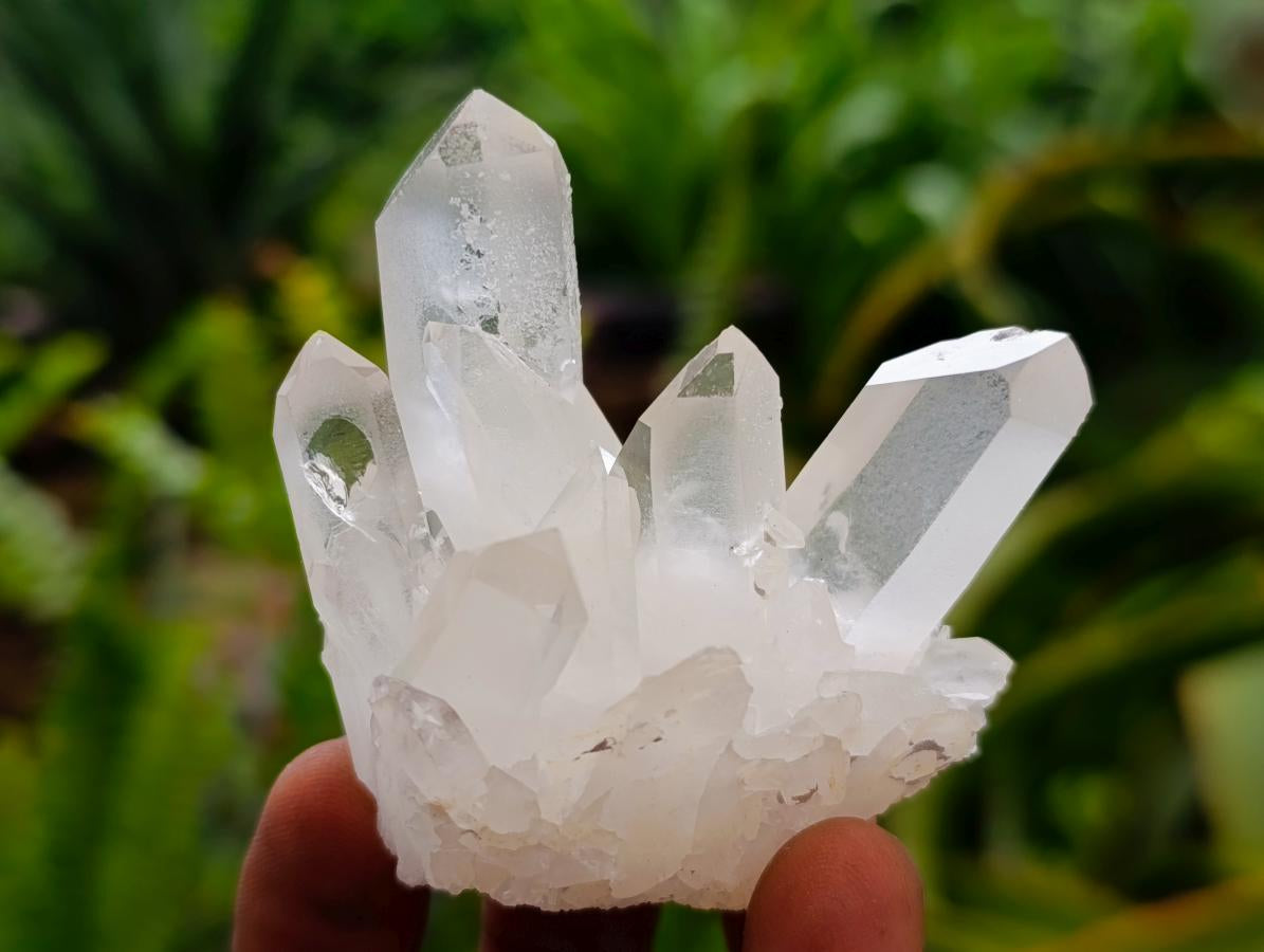 Natural Small Clear Quartz Clusters x 24 From Madagascar