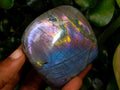 Polished Rare Purple Sunset Flash Labradorite Standing Free Forms x 6 From Tulear, Madagascar