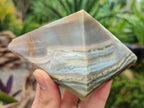 Polished Banded Ocean Jasper Pyramids x 3 From Northwest Coast, Madagascar