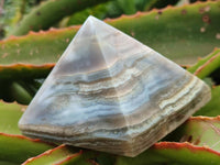 Polished Banded Ocean Jasper Pyramids x 3 From Northwest Coast, Madagascar