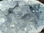 Natural Blue Celestite Specimens x 2 From Sakoany, Madagascar - Toprock Gemstones and Minerals 