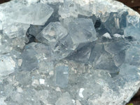 Natural Blue Celestite Specimens x 2 From Sakoany, Madagascar