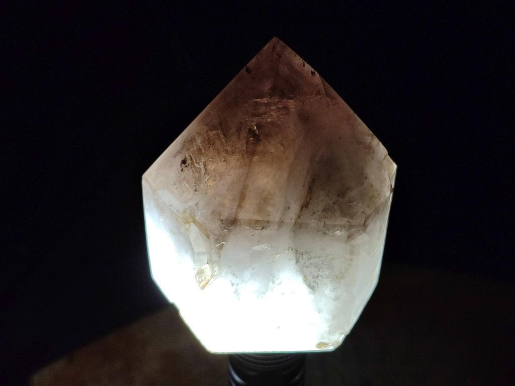 Polished Mixed Smokey Quartz Crystals x 2 From Madagascar