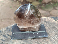 Polished Mixed Smokey Quartz Crystals x 2 From Madagascar